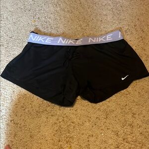 Nike Black Athletic Shorts Lightweight Performance
